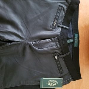 Ralph Lauren faux leather leggings